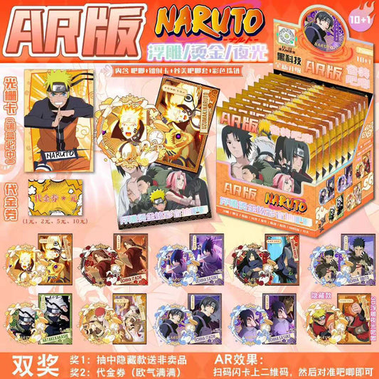 Bandai Anime Accessory Collection Gold Stamping Badge and Card Set