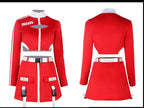Women's Red Jazz Dance Performance Suit