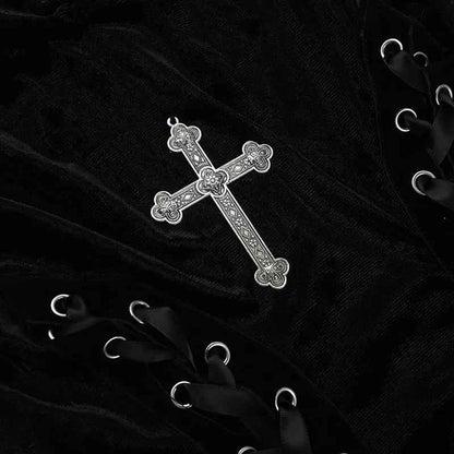 Punk Grunge High Split Hem Straps Dess 90s Streetwear Gown Women Sexy Corn Bandage Velvet Dresses Mall Gothic Clothing