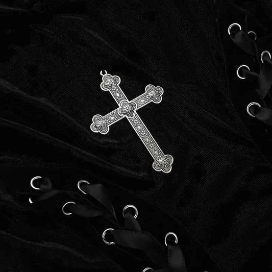 Punk Grunge High Split Hem Straps Dess 90s Streetwear Gown Women Sexy Corn Bandage Velvet Dresses Mall Gothic Clothing