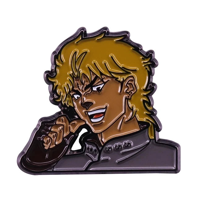 JoJo's Bizarre Adventure Enamel Lapel Pin Collect Badge Cute Children Gift Jewelry Adorn Backpack Hat Collar Brooches