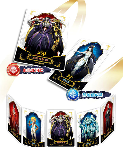 New Japanese OVERLORD Bleach Collection Card Tcg Card Anime Characters Game Card Cosplay Board Game Collection Cards Toys Gift SS69