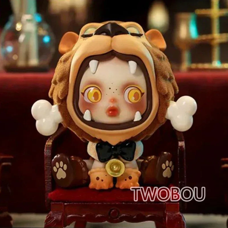 POP MART SKULLPANDA Addams Family Series Blind Box Mystery Box Guess Bag Toys Doll Cute Anime Figure Desktop Ornaments