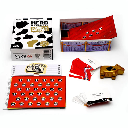 Herd Mentality and Moovies Edition Board Game: Hilarious Family Game | Loved By Millions | Best Christmas Board SS69