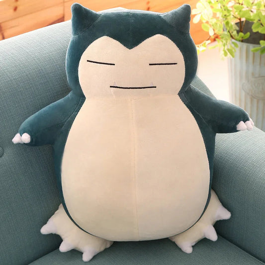 30/200cm Huge Pokemon Snorlax Anime Plush Toys Big Pokémon Plushie Kawaii Semi-finished Leather Holster Pillow Gift for Children SS69