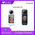 Insta360 X5 - Waterproof 8K 360° Action Camera, Leading Low Light, 3-Hour,Triple AI Chip Design Battery,