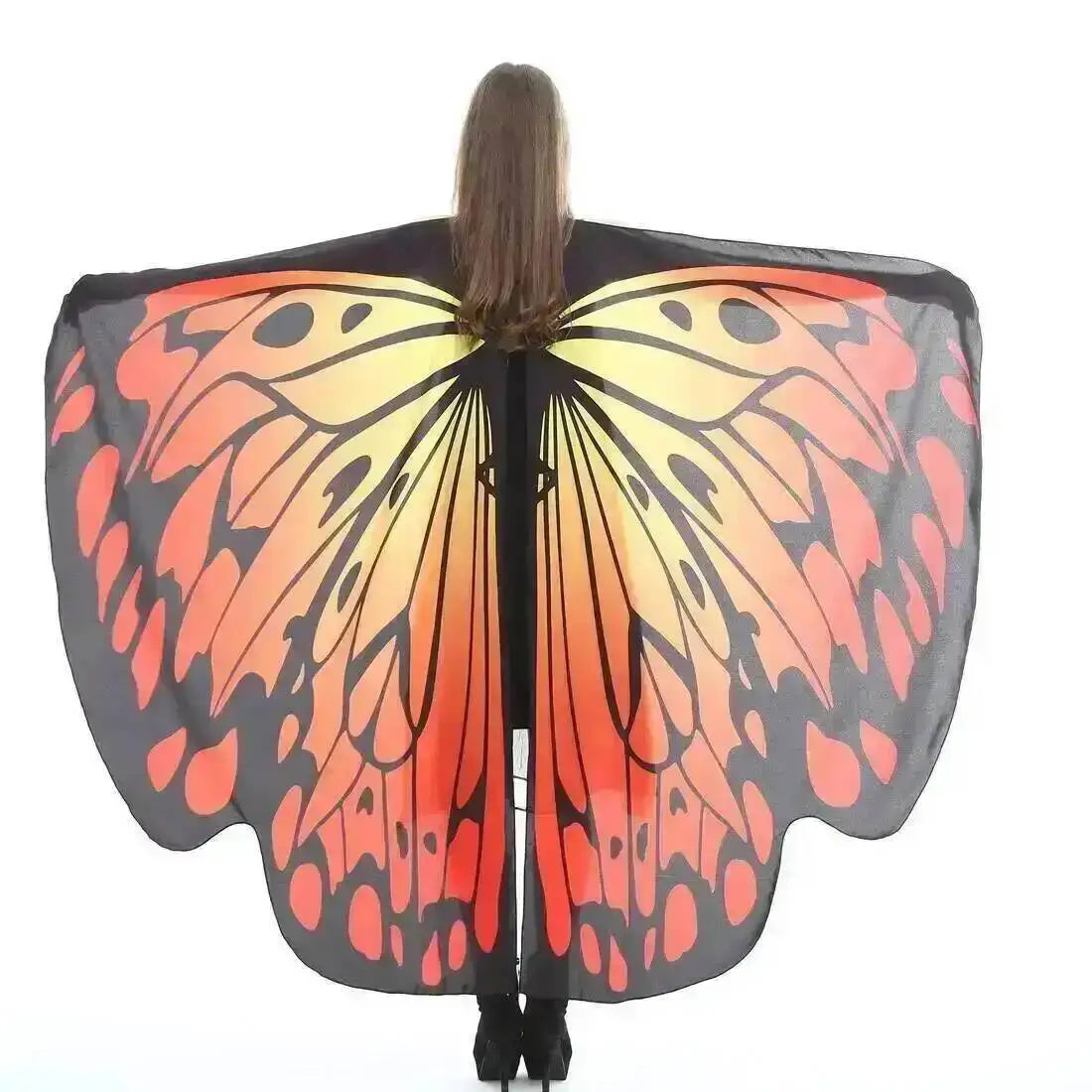 Adult Butterfly Wings Cape for Women Cosplay Costume