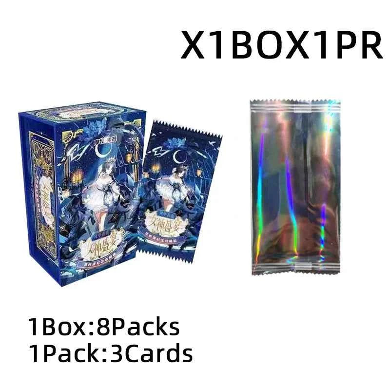 Goddess Story Collection Cards Board Playing Games Carts Paper Kids Toys Anime Gift Table Christmas Brinquedo