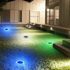 Solar Floating Pool Light Upgraded Waterproof Swimming Pool Lamp Outdoor Decorative Light Blue LED Floating Garden Pool Light