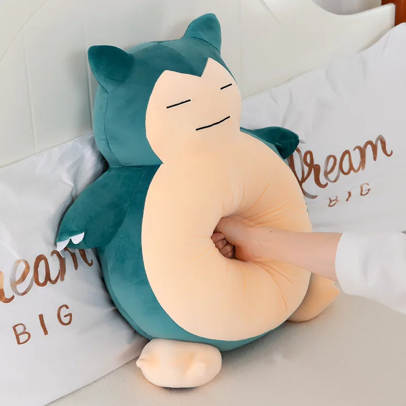 30/200cm Huge Pokemon Snorlax Anime Plush Toys Big Pokémon Plushie Kawaii Semi-finished Leather Holster Pillow Gift for Children SS69