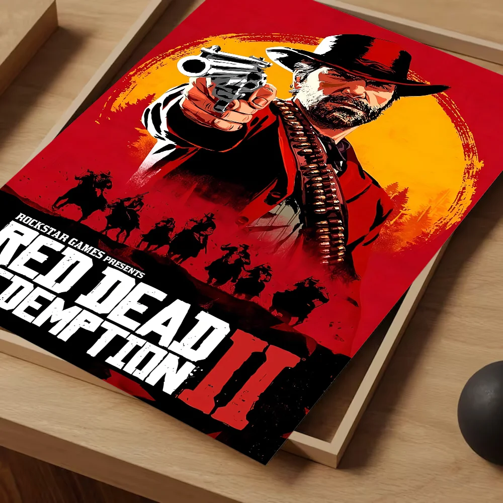 Red Dead Redemption 2 Waterproof Adhesive Art Print