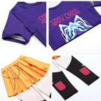 Rumi Girl Cosplay Costume Anime Mira Roleplay Outfit Trendy Dance Performance Wear Halloween Party Performance Costume