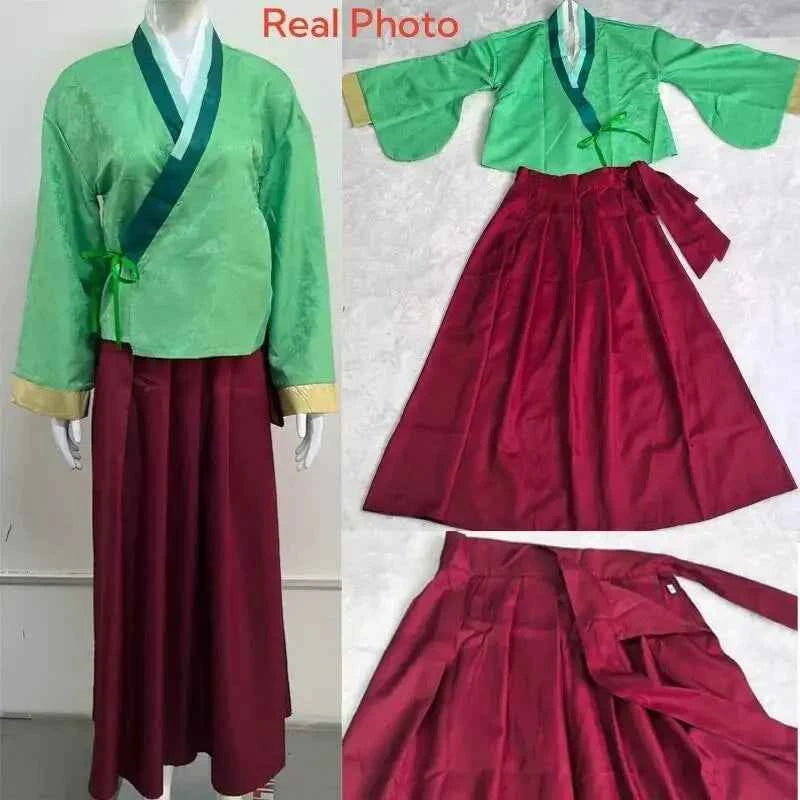 Anime Maomao Cosplay Costume Apothecary Diaries Kimono Mao Uniform Outfits Halloween Carnival Party For Women