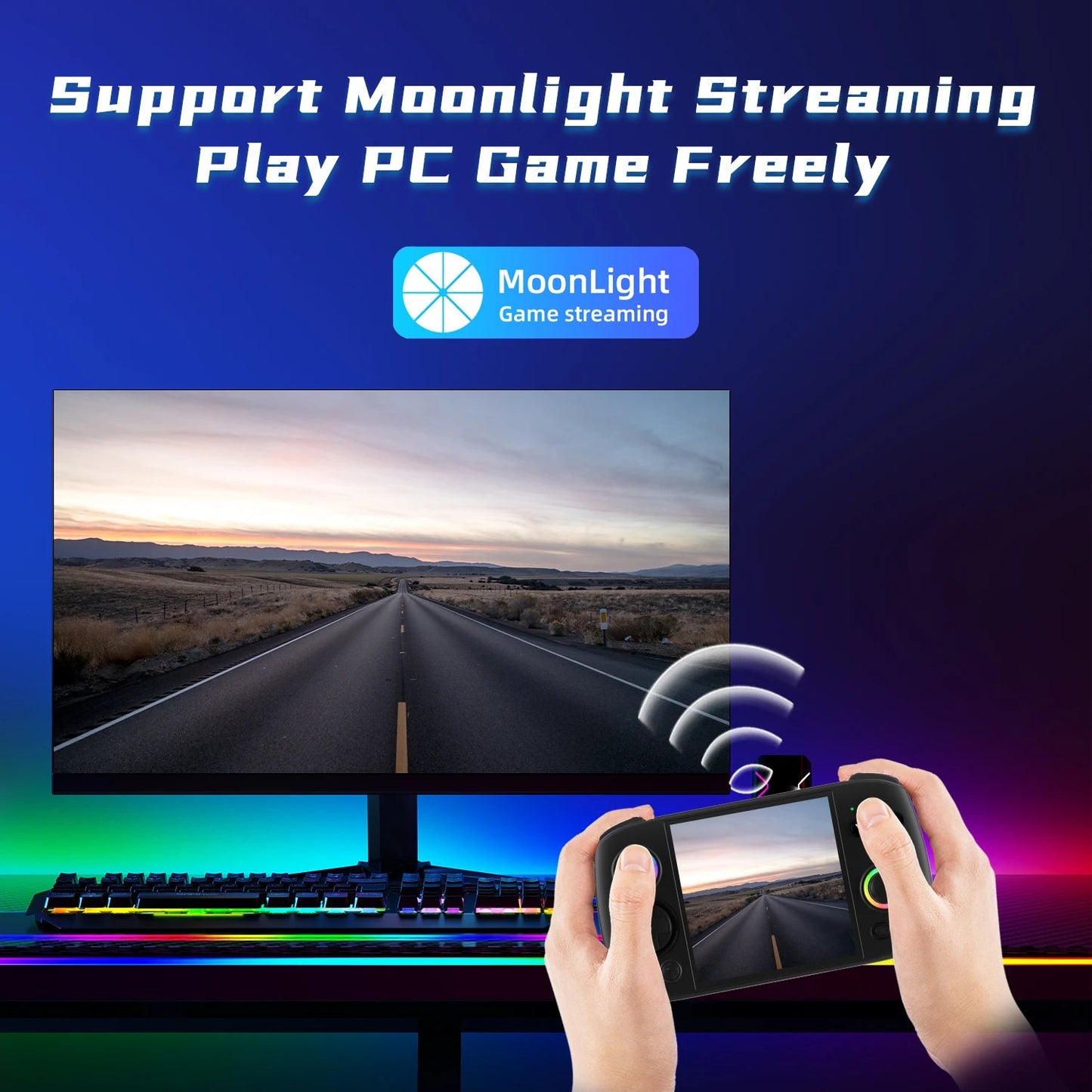 ANBERNIC RG Cube Handheld Game Console 3.95'' IPS Multi-touch Screen T820 Android 13 RGB Joystick 5200mAh Video Gaming Consoles SS69