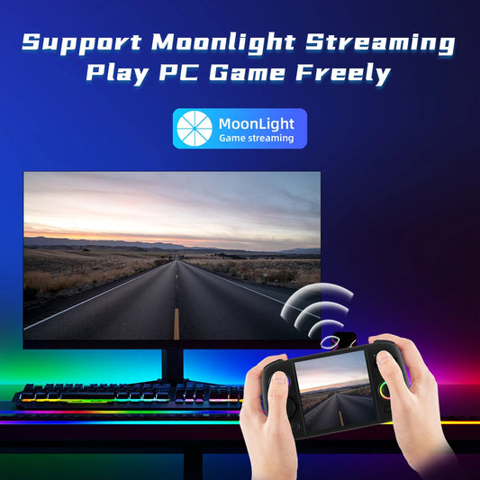 ANBERNIC RG Cube Handheld Game Console 3.95'' IPS Multi-touch Screen T820 Android 13 RGB Joystick 5200mAh Video Gaming Consoles SS69