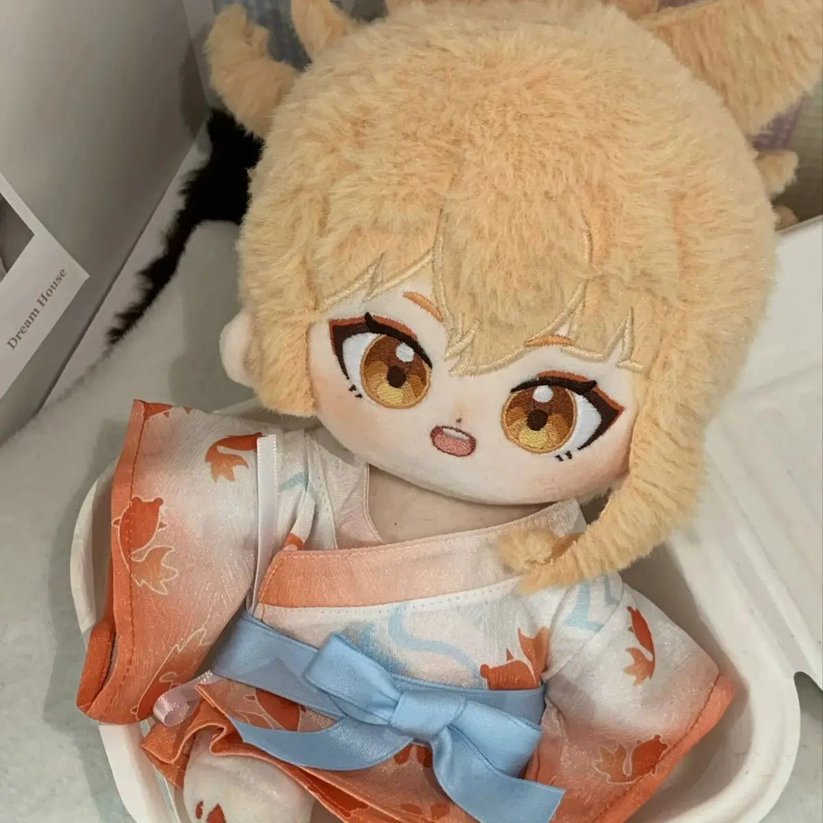 Genshin Impact Naganohara Yoimiya Cosplay Plush Doll Toys  Kawaii Plushie Pillow Body Dress Up Anime Xmas Gift SS69