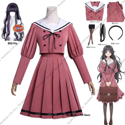 Anime Kaoru Hana wa Rin to Saku Kaoruko Waguri Cosplay Costume Wig Uniform Halloween Party Christmas Play Role Clothes Clothing