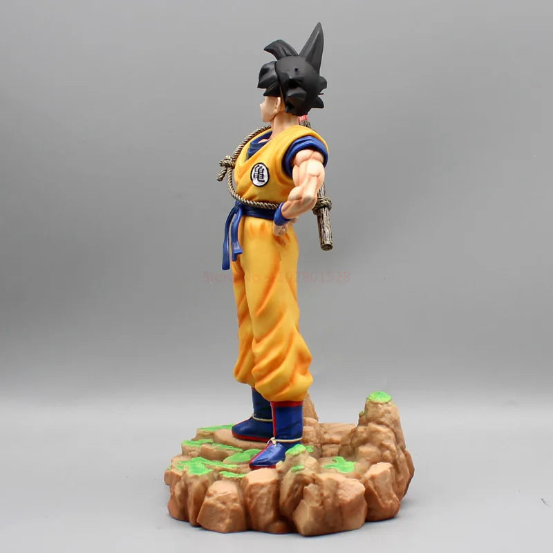 Dragon Ball Sun Goku Somersault Cloud Super Saiyan Standing Collection Figures Statue Anime Peripheral Model Ornaments Toy Gift SS69