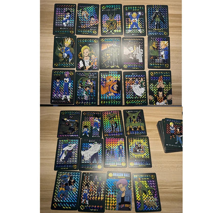 Dragon Ball Super Son Goku Frieza Bejita Yonsei Piccolo DIY Homemade Bronzing Game Toys Collection Card Christmas Birthday Gift SS69 34.69 E-Grid flash-54pcs