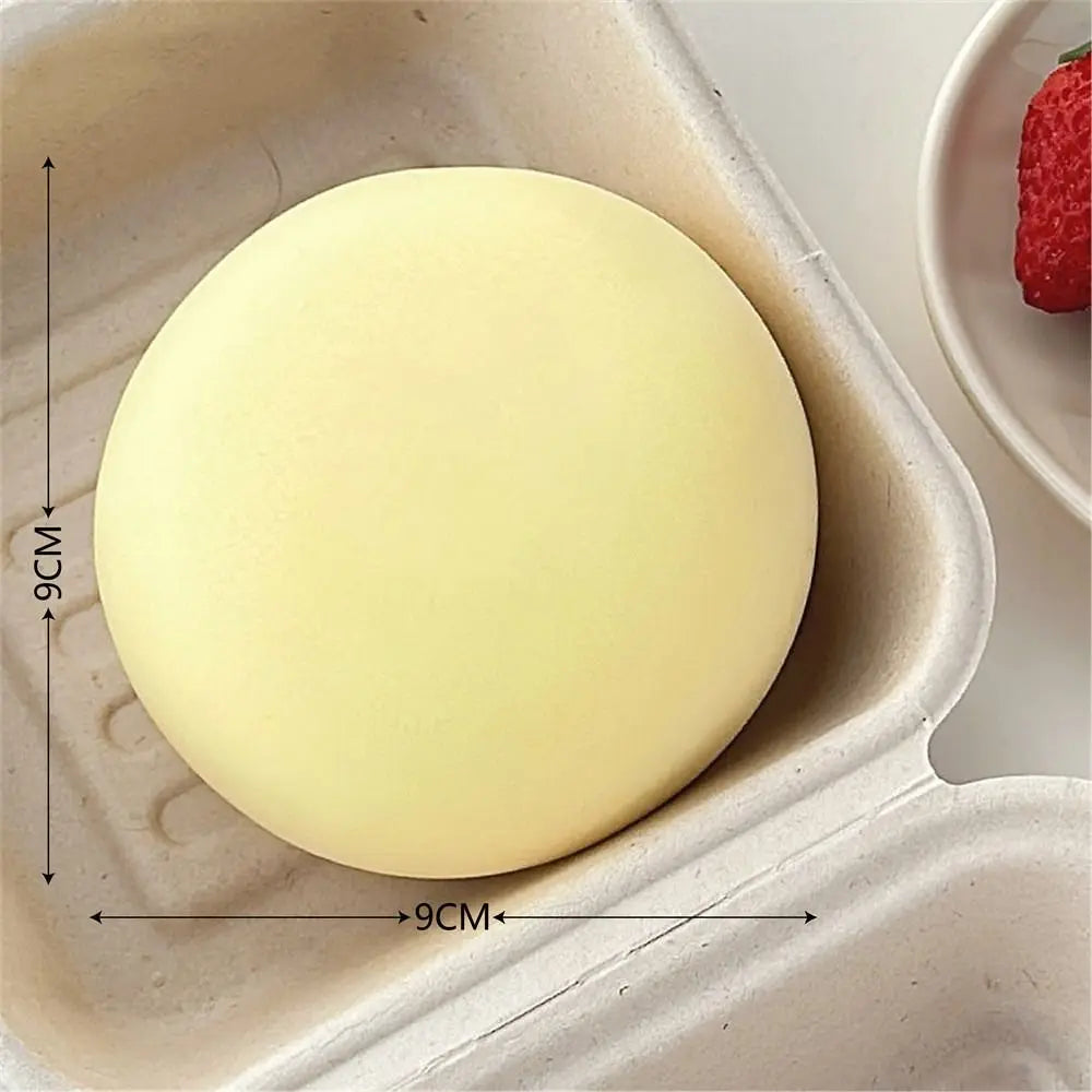 Anti-stress Squishy Watermelon Toys Slow Rising Fidget Toy Fruit Pinch Squeeze Toy Funny Stress Reliever Reduce Pressure Prop SS69 6.69 yellow steamed bread