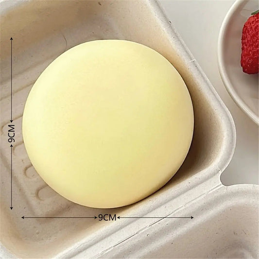 Anti-stress Squishy Watermelon Toys Slow Rising Fidget Toy Fruit Pinch Squeeze Toy Funny Stress Reliever Reduce Pressure Prop SS69 6.69 yellow steamed bread