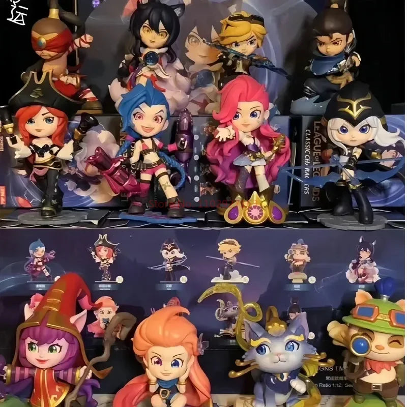 Genuine Lol League Of Legends Classic Character Series Jinx Anime Figure Model Toy Doll Room Decoration Birthday Gifts Toys Boys SS69