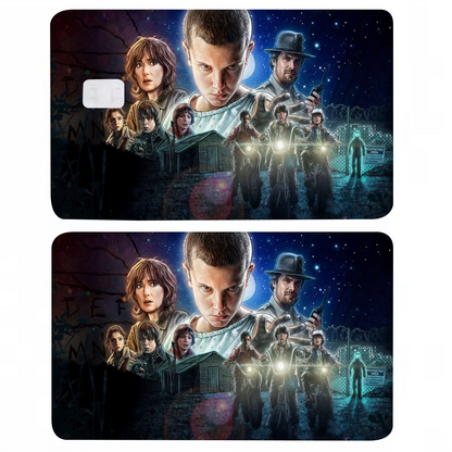 Stranger Things Credit Card Skin Stickers For VISA Bank Card Transportation Card Waterproof Sticker Anti-scratch Women Gift SS69 9.69 1 Set / z4