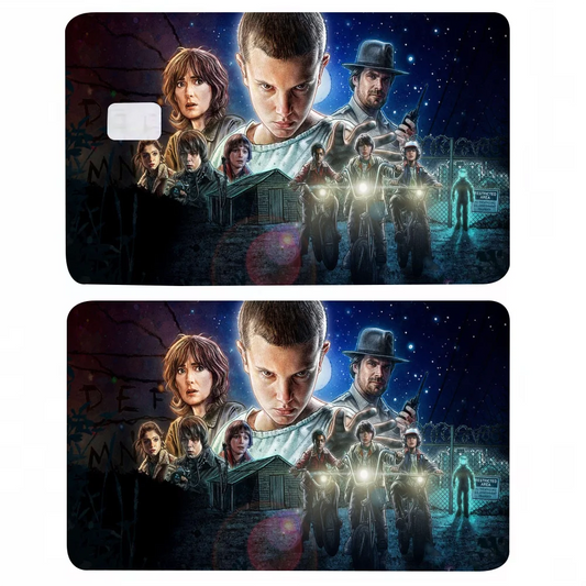 Stranger Things Credit Card Skin Stickers For VISA Bank Card Transportation Card Waterproof Sticker Anti-scratch Women Gift SS69 9.69 1 Set / z4