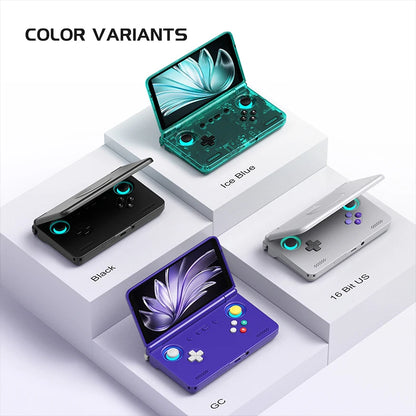2025 Retroid Pocket Flip2 Retro Handheld Game Console Android13 5.5 Inch AMOLED Touch Screen Video Player Wifi Bluetooth PSP PS2