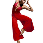MiDee Women's Mesh Culotte Dance Leotard Set