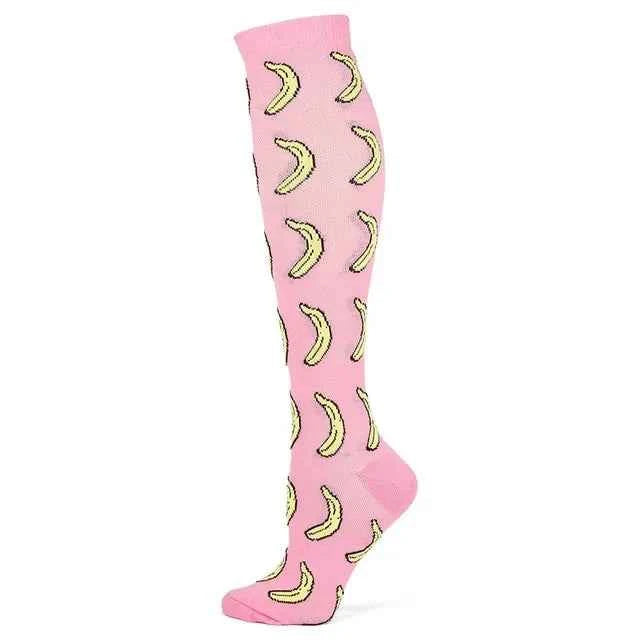 Compression Socks Varicose Veins Blood Circulation Pregnancy 20-30mmhg Nurse Socks Men Women Marathon Golf Cycling Sports Socks