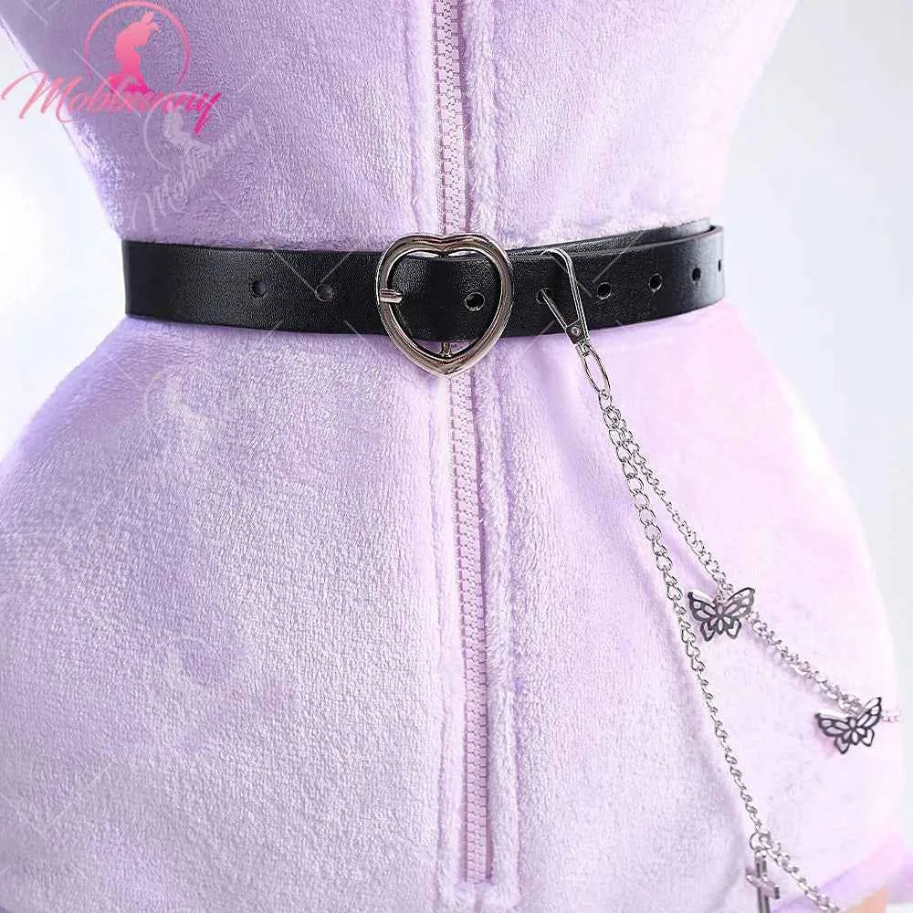 MOBBUNNY Espeon Cosplay Costume Women Hooded Bodysuit Tail Socks Suit Cute Cartoon Flannel Pajamas Bunny Girl Plush Jumpsuit