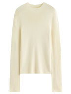 DUSHU Women's 100% Wool Half-High Collar Pullover