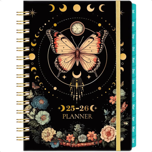 20252026 Academic  20252026 July 2025 June 2026 6.4" x 8.5" 20252026  Weekly and Monthly with Tabs Back Pocket + Thick Paper B SS69 26.69 United States