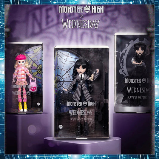 Barbie 100% Original Extra Joint Moveable Dolls Wednesday Addams for Girls Articulated Dolls for Girls Birthday Christmas Gifts SS69