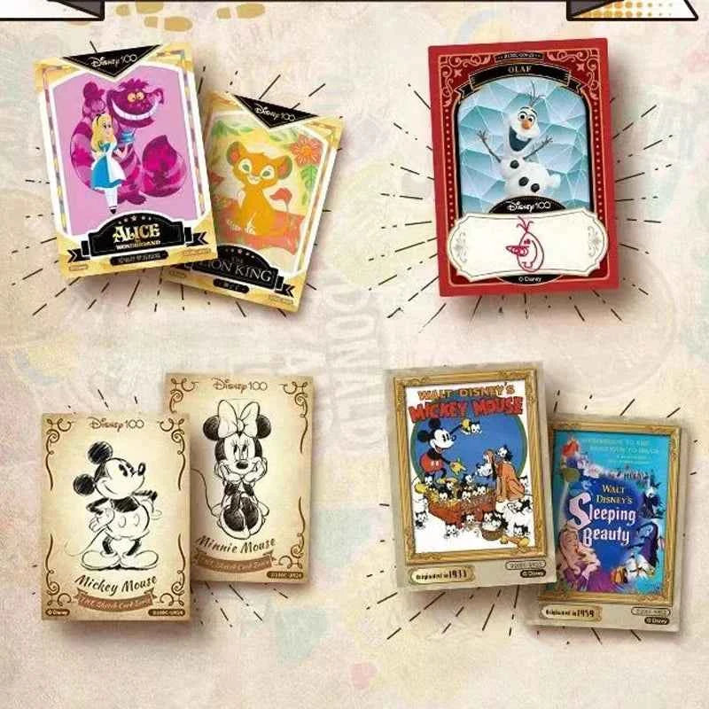 Card Fun Disney 100th Anniversary Carnival Commemorative Cards New Anime Peripherals Limited Collection Card Kids Toys Gift