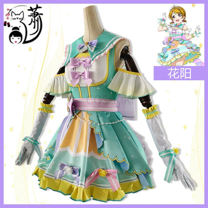 COS-KiKi Anime Lovelive Aqours Tojo Nozomi/Nishikino Maki All Members Fireworks Awakening Lolita Singing Suit Cosplay Costume SS69