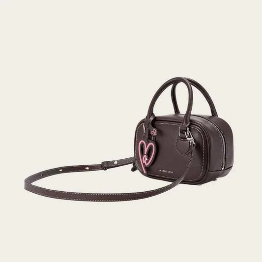 Toast Bag Large Capacity Tote Bag Handbag Shoulder Bag Crossbody Bag Heart-Shaped Soft