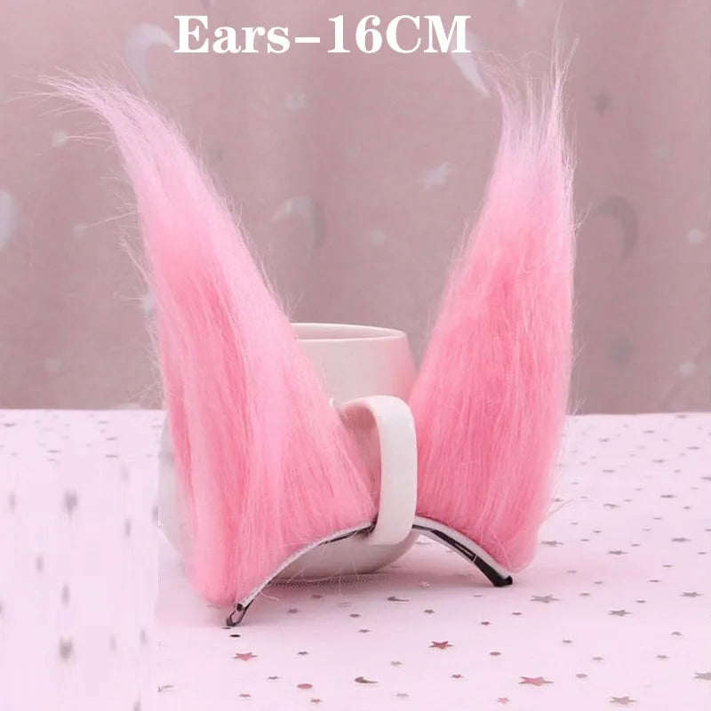 Genshin Impact Yae Miko Cosplay Costume with Wig, Ears, and Tail