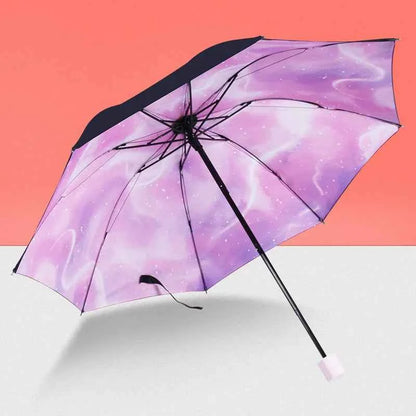 Beautiful Flower Painting Inside Men And Women Umbrella Sun And Rain Anti-uv Umbrellas Ladies Parasol Folding Paraguas For Gifts