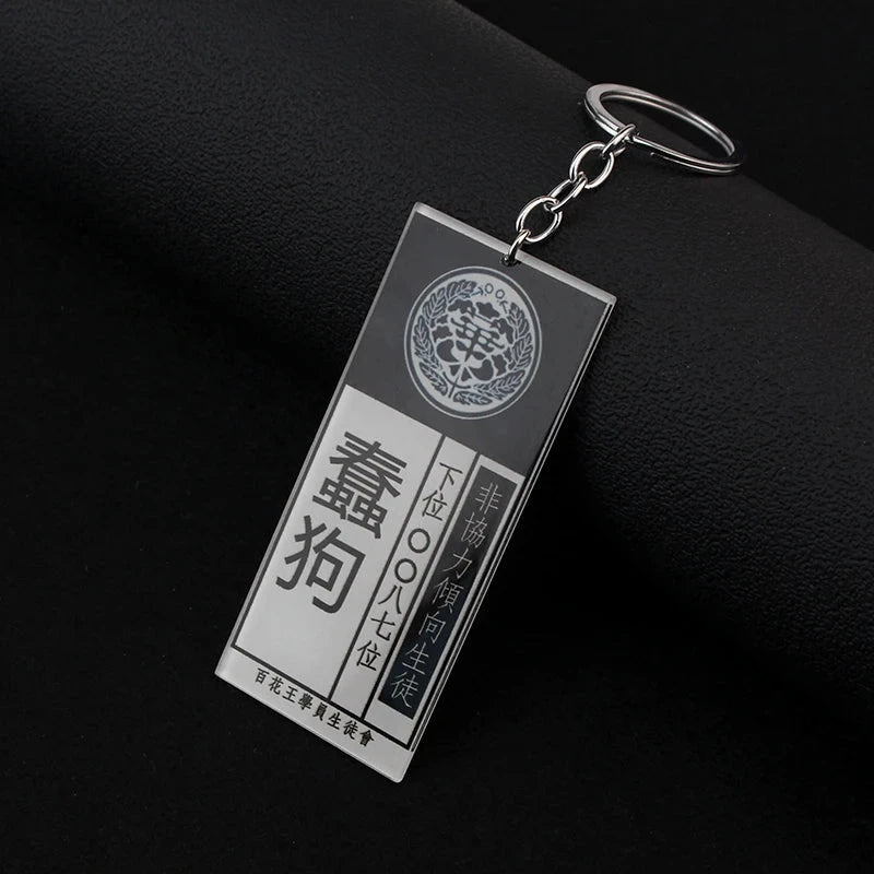 Kakegurui Acrylic Keychain Compulsive Gambler Yumeko Jabami Ryouta Suzui Mary Saotome Anime Cosplay Earrings Necklace Card SS69