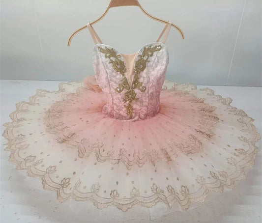 SS69 Custom Size 7-Layer Ballet Tutu Performance Costume for Kids and Adults