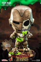Hot Toys Cosbaby Marvel Zombie Zombie Iron Man Team America Wolverine Deadpool Cosb834/6/7/8 Special Color Mini Figures Gifts