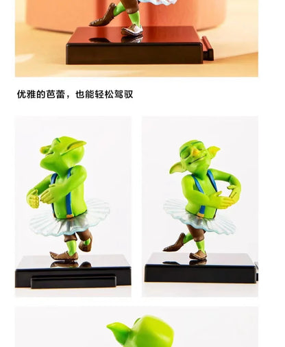 【In Stock】100% Original Supercell Coc Dancing Goblins Collector's Edition Models Anime Figurine Original Box Action Figure Toys SS69