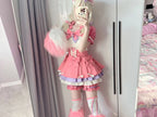 Lily Barrier Identity V Cheerleader Costume Pink Women's Uniform