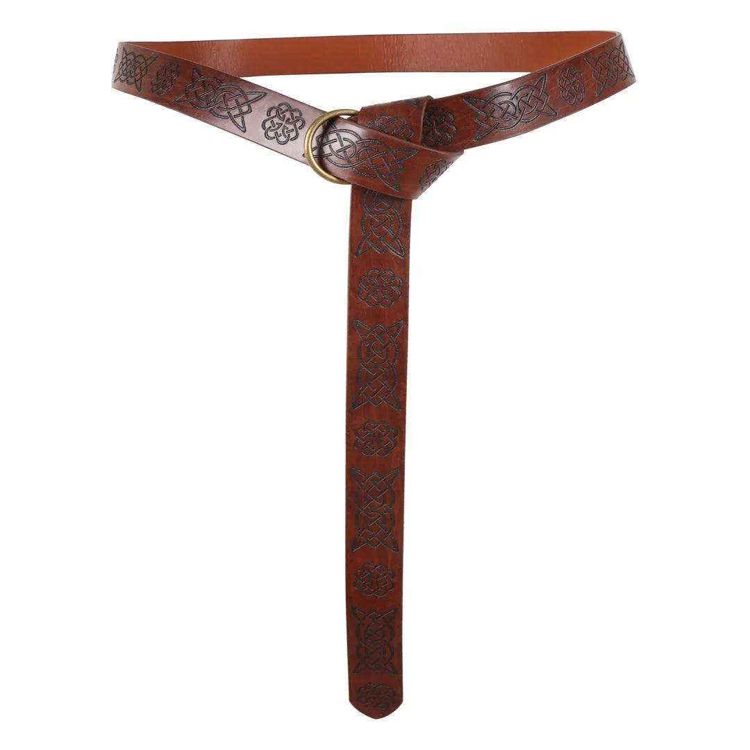 Medieval Knight Belt Synthetic Leather Sword Holder