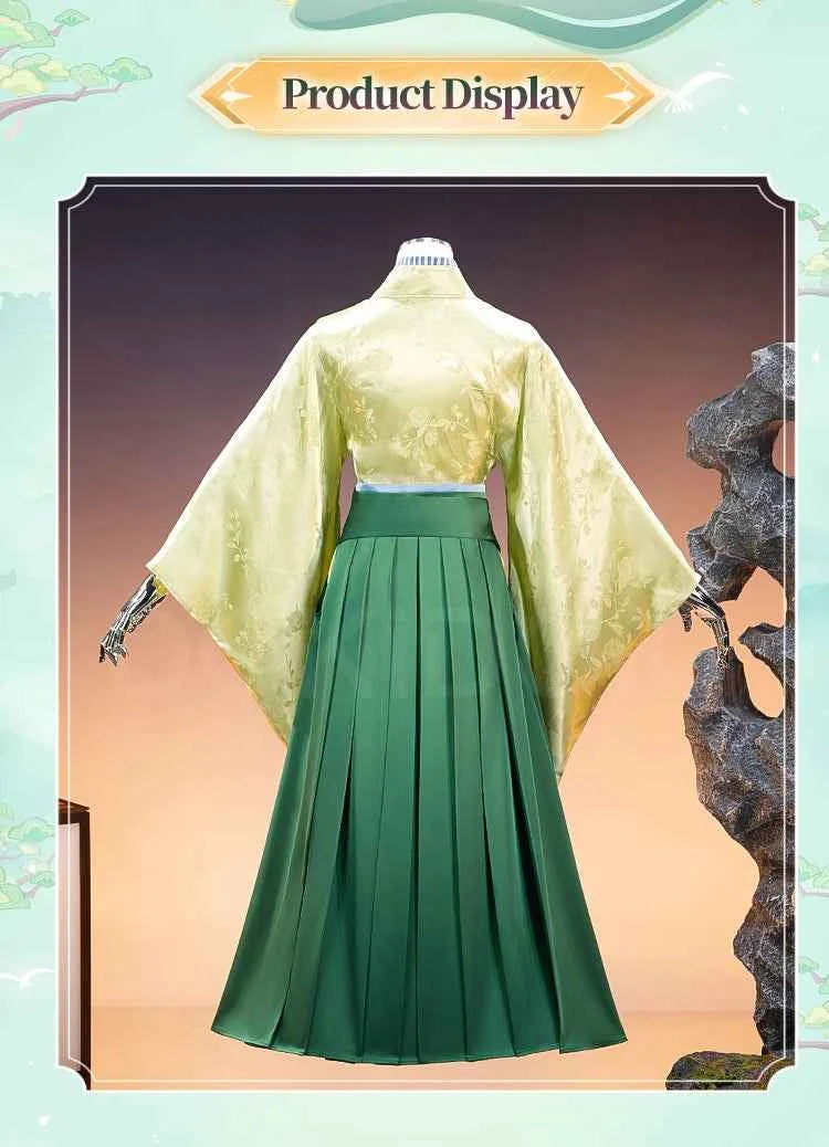 Maomao Cosplay Costume Anime The Apothecary Diaries × JR Kyoto DokiDoki-R Women Green Dress Mao Mao Kyoto Travel Cosplay