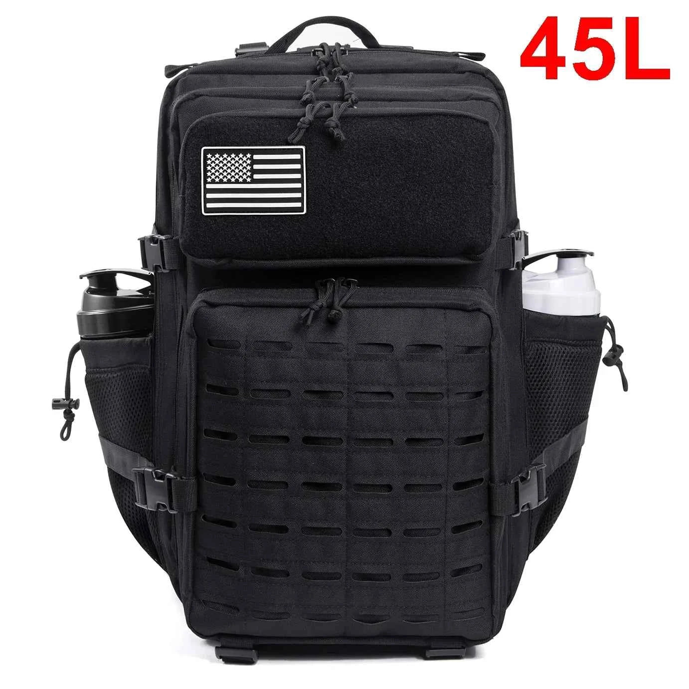 25L/45L Men's and Women's Tactical Backpacks , Outdoor Activities, Small School Backpacks with Water Bottle Holder