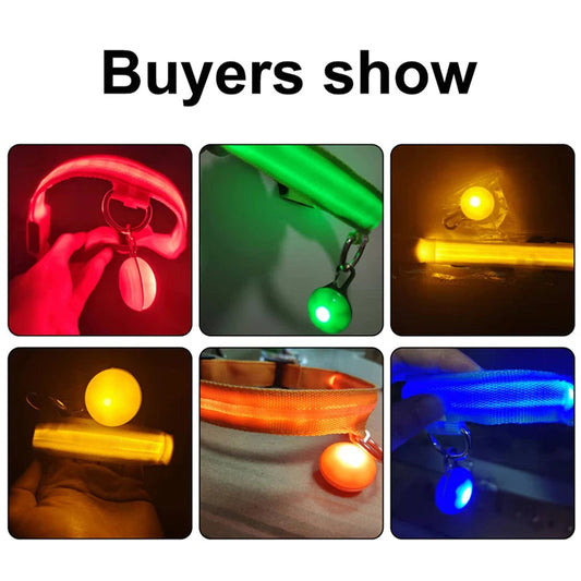 Usb Charging Glowing Dog Collar With Pendant Detachable Luxury Led Light Bright For Small Dogs Cat Night Safety Collar Wholesale SS69