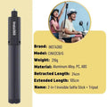Insta360 Invisible Selfie Stick 114cm 100cm 85cm Extensible Monopod Grip For Insta 360 X5 X4 Air X3 Original Accessories